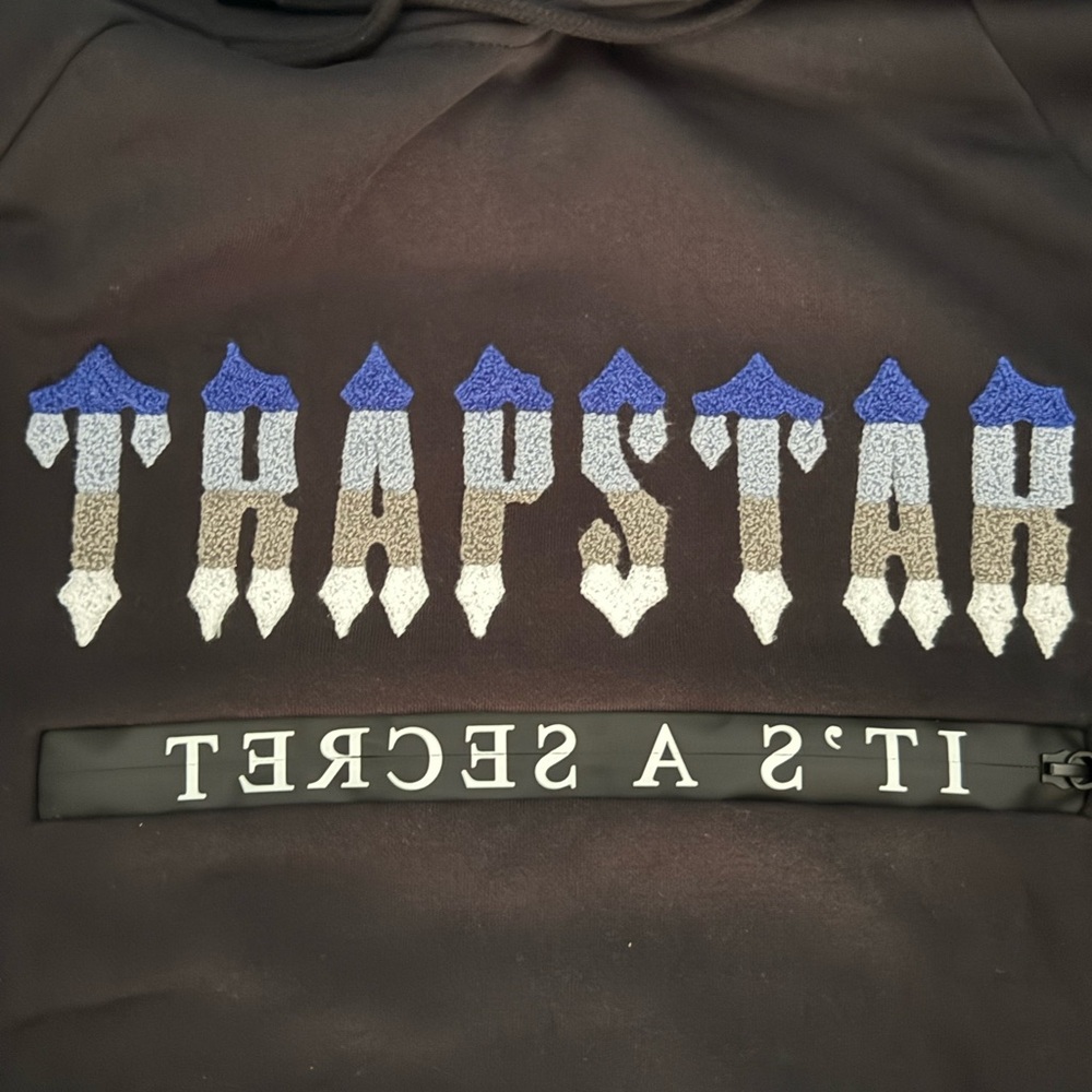 Black trapstar hoodie new